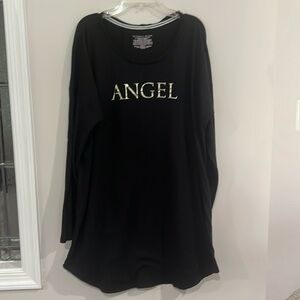 Victoria’s Secret Angel Sleep dress large black